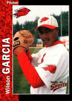 1998 Multi-Ad New Jersey Cardinals #9 Wilson Garcia Front