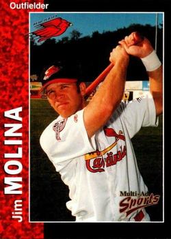 1998 Multi-Ad New Jersey Cardinals #21 Jim Molina Front