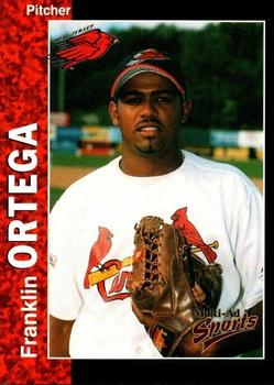 1998 Multi-Ad New Jersey Cardinals #23 Franklin Ortega Front