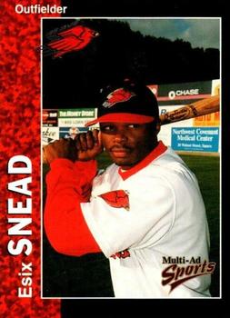 1998 Multi-Ad New Jersey Cardinals #30 Esix Snead Front