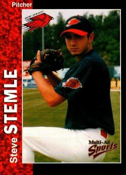 1998 Multi-Ad New Jersey Cardinals #31 Steve Stemle Front
