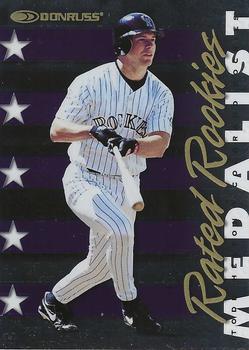 1998 Donruss - Rated Rookies Medalists #18 Todd Helton Front
