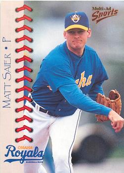 1998 Multi-Ad Omaha Royals #19 Matt Saier Front