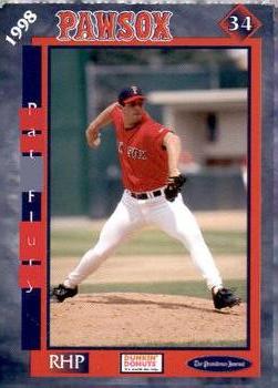 1998 Dunkin' Donuts Pawtucket Red Sox #NNO Pat Flury Front