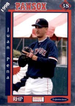 1998 Dunkin' Donuts Pawtucket Red Sox #NNO Juan Pena Front