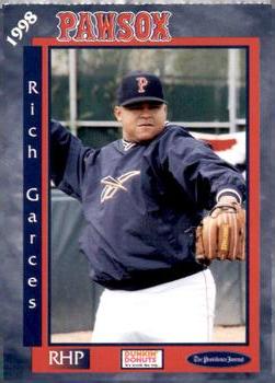 1998 Dunkin' Donuts Pawtucket Red Sox #NNO Rich Garces Front