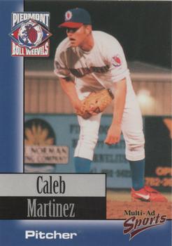 1998 Multi-Ad Piedmont Boll Weevils #22 Caleb Martinez Front