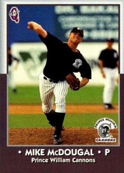 1998 Blueline Q-Cards Prince William Cannons #9 Mike McDougal Front