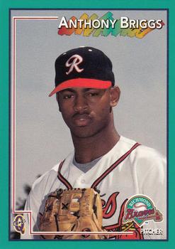 1998 Blueline Q-Cards Richmond Braves #3 Anthony Briggs Front