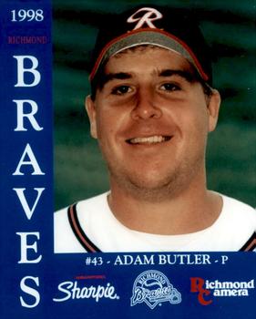 1998 Richmond Camera Richmond Braves #NNO Adam Butler Front