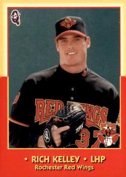 1998 Blueline Q-Cards Rochester Red Wings #16 Rich Kelley Front