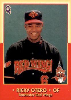1998 Blueline Q-Cards Rochester Red Wings #24 Ricky Otero Front