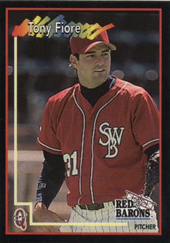 1998 Blueline Q-Cards Scranton/Wilkes-Barre Red Barons #12 Tony Fiore Front