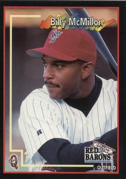 1998 Blueline Q-Cards Scranton/Wilkes-Barre Red Barons #21 Billy McMillon Front