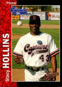 1998 Multi-Ad Shreveport Captains #17 Stacy Hollins Front