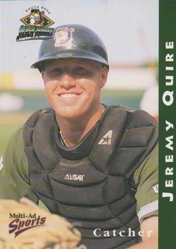 1998 Multi-Ad South Bend Silver Hawks #3 Jeremy Quire Front