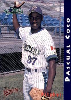 1998 Multi-Ad St. Catharines Stompers #10 Pasqual Coco Front