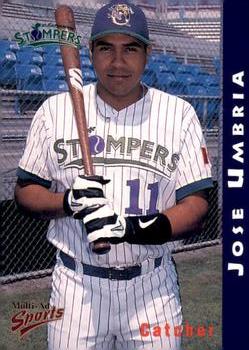 1998 Multi-Ad St. Catharines Stompers #25 Jose Umbria Front