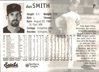 1998 St. Paul Saints #NNO Dan Smith Back