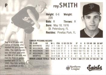 1998 St. Paul Saints #NNO Roy Smith Back