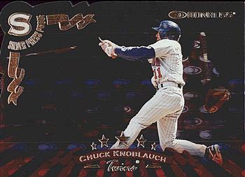 1998 Donruss - Press Proofs Silver #55 Chuck Knoblauch Front