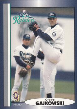 1998 Blueline Q-Cards Tacoma Rainiers #12 Steve Gajkowski Front