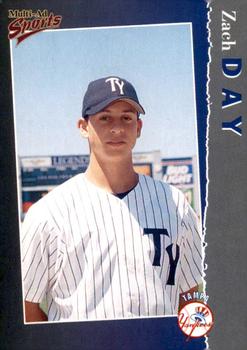 1998 Multi-Ad Tampa Yankees #9 Zach Day Front