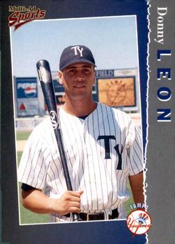 1998 Multi-Ad Tampa Yankees #17 Donny Leon Front