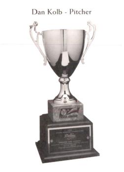 1998 Tulsa Drillers Texas League Champions #12 Dan Kolb Back
