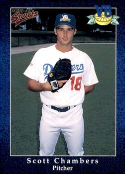 1998 Multi-Ad Vero Beach Dodgers #5 Scott Chambers Front