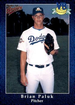 1998 Multi-Ad Vero Beach Dodgers #15 Brian Paluk Front