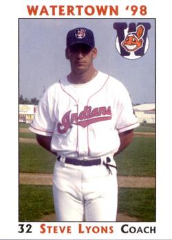 1998 Watertown Indians #NNO Steve Lyons Front