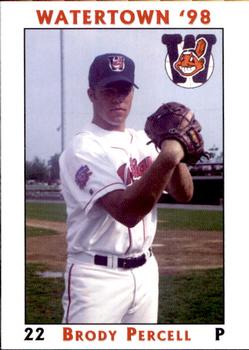 1998 Watertown Indians #NNO Brody Percell Front