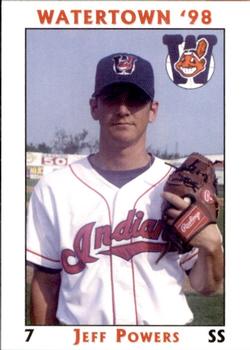 1998 Watertown Indians #NNO Jeff Powers Front