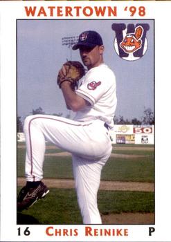 1998 Watertown Indians #NNO Chris Reinike Front