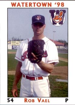 1998 Watertown Indians #NNO Rob Vael Front