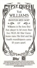 2015 Topps Gypsy Queen - Mini #156 Ted Williams Back