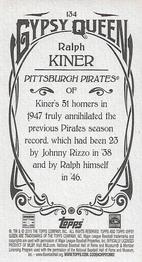 2015 Topps Gypsy Queen - Mini #134 Ralph Kiner Back
