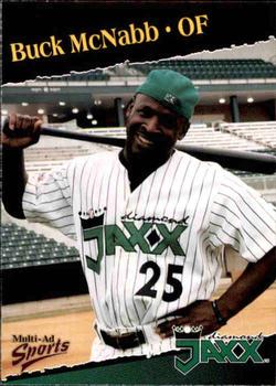 1998 Multi-Ad West Tenn Diamond Jaxx #16 Buck McNabb Front