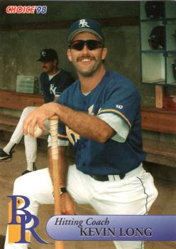 1998 Choice Wilmington Blue Rocks #NNO Kevin Long Front