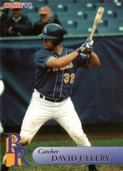 1998 Choice Wilmington Blue Rocks #NNO David Ullery Front