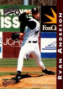 1998 Multi-Ad Wisconsin Timber Rattlers #1 Ryan Anderson Front