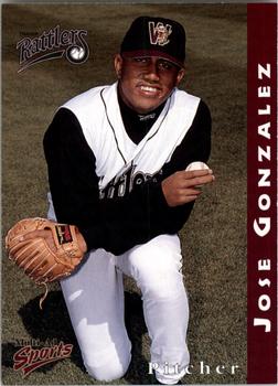 1998 Multi-Ad Wisconsin Timber Rattlers #5 Jose Gonzalez Front