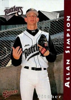 1998 Multi-Ad Wisconsin Timber Rattlers #10 Allan Simpson Front