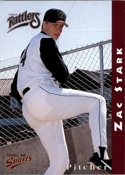 1998 Multi-Ad Wisconsin Timber Rattlers #11 Zac Stark Front