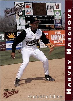 1998 Multi-Ad Wisconsin Timber Rattlers #17 Harvey Hargrove Front