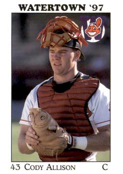 1997 Watertown Indians #NNO Cody Allison Front