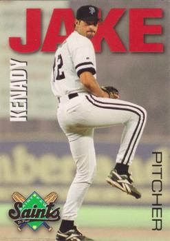 1997 St. Paul Saints #12 Jake Kenady Front