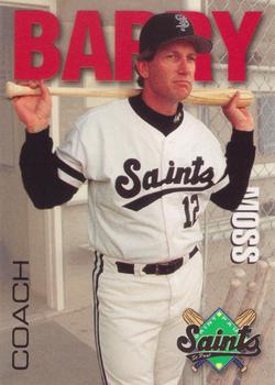 1997 St. Paul Saints #19 Barry Moss Front
