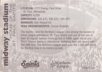 1997 St. Paul Saints #32 Midway Stadium Back
